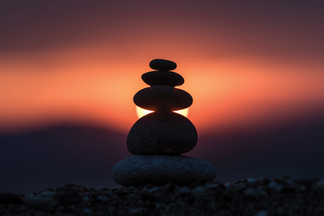 balancing rocks guided meditation gentle touch therapies holistic intervention Endless Journey Hospice Omaha Nebraska